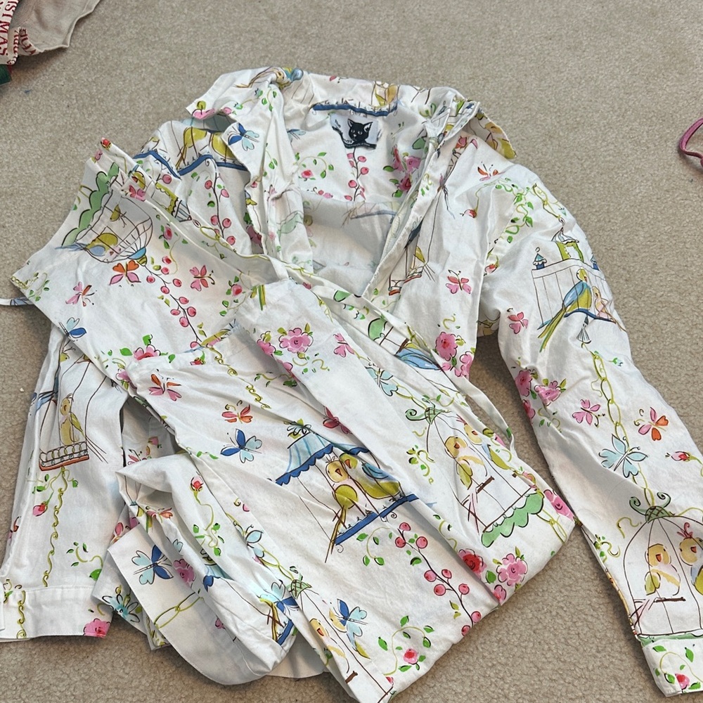 The Cat’s Pajama Bird Print Set